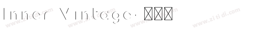 Inner Vintage字体转换